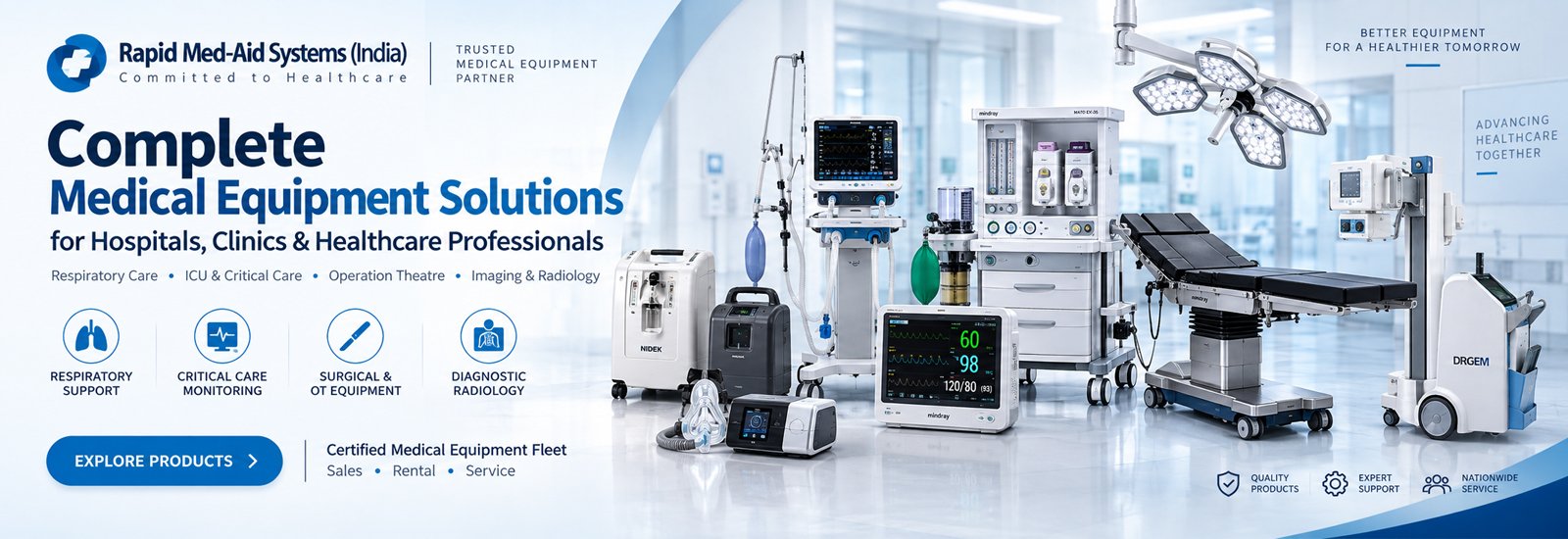 Rapid Medi-Aid Systems - Medical Equipments & Hospital Projects